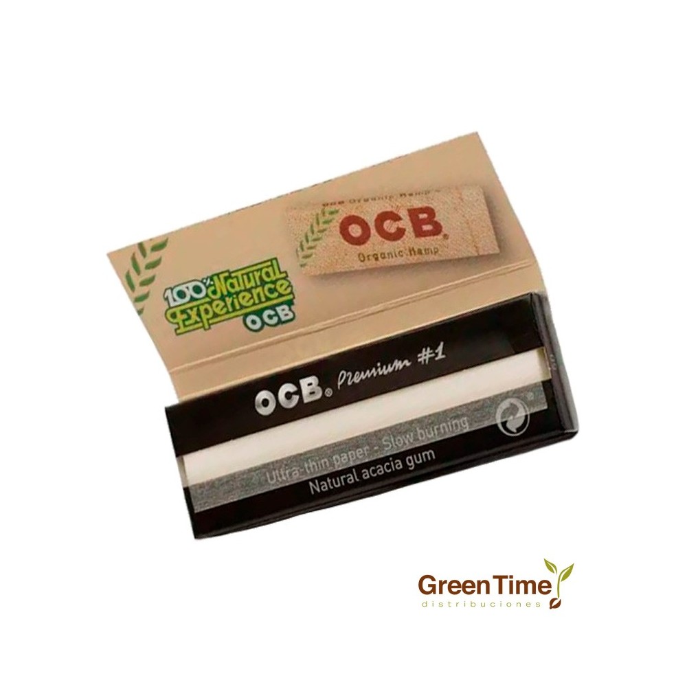 Papel OCB Premium Black Thinking | Green Time