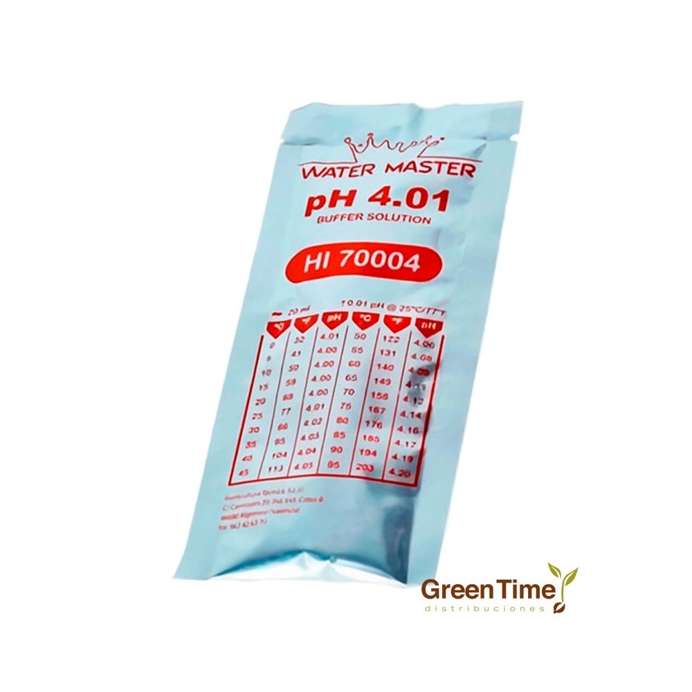 LIQUIDO CALIBRACIÓN PH 4.01 20ML 25 SOBRES