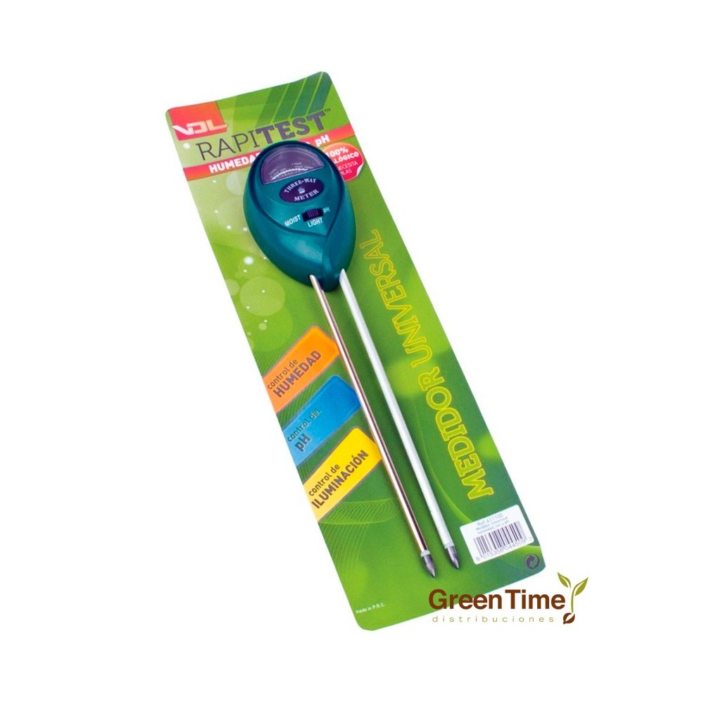 MEDIDOR RAPITEST 2 EN 1 (PH,LUX,H)