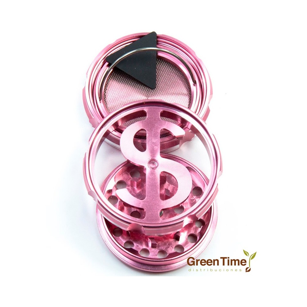 Grinder Dolar Rosa 63MM 4 Partes