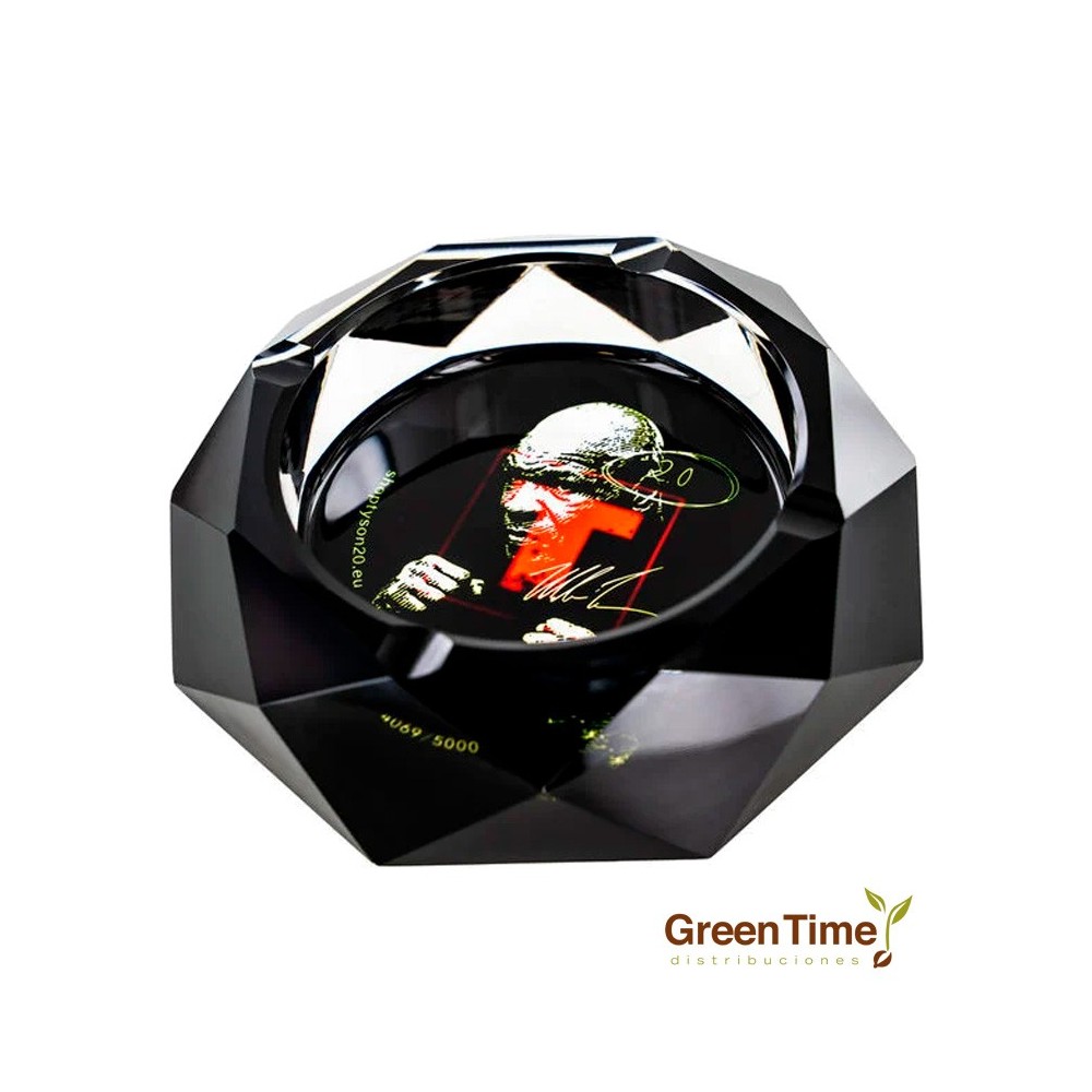 Cenicero Cristal Negro Boxing Mike