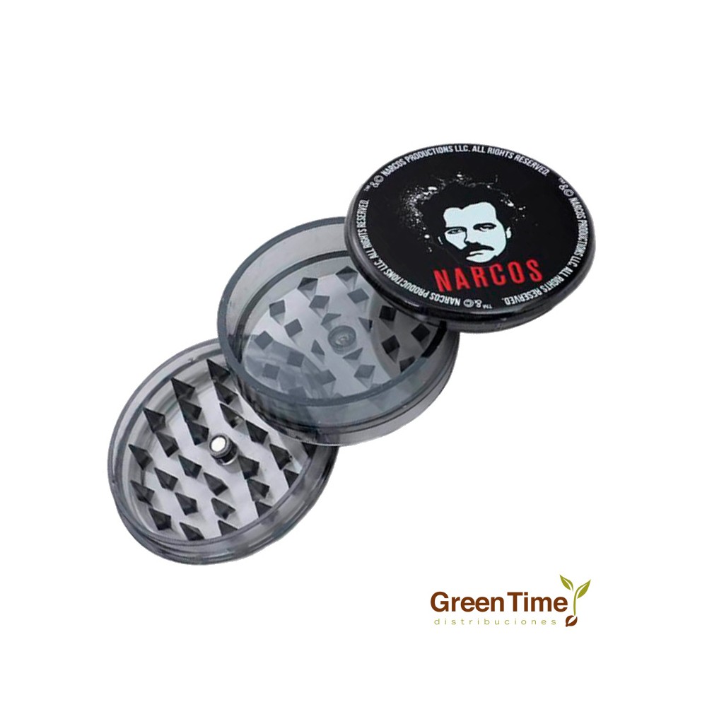 Grinder Acrílico 3P Narcos 65MM | Green Time