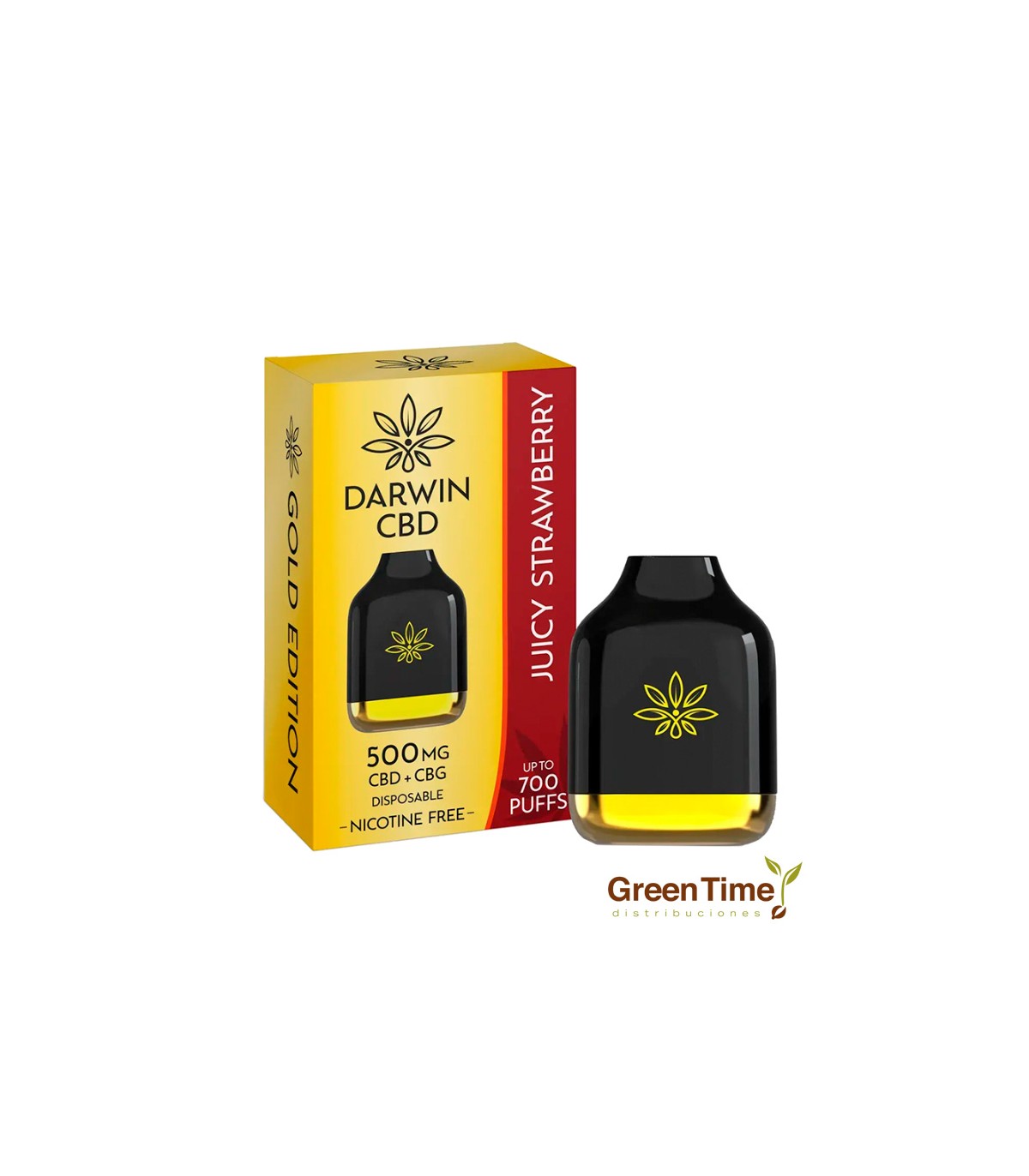 Vaper Darwin desechable de 500MG CBD + CBG