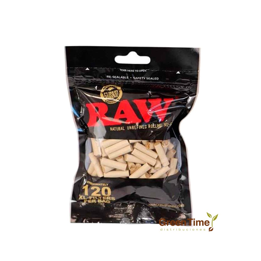 Raw Black Filtros XL 120U | Green Time