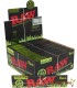 Papel Raw Black Organic KS Slim 50U | Green Time
