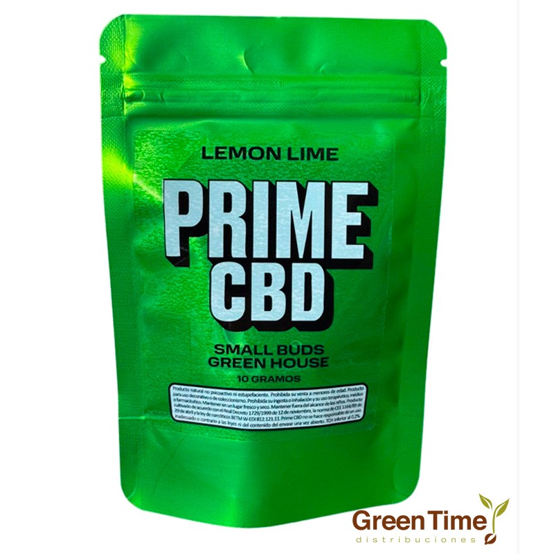 Small Buds Lemon Lime Green House Prime CBD | Green Time