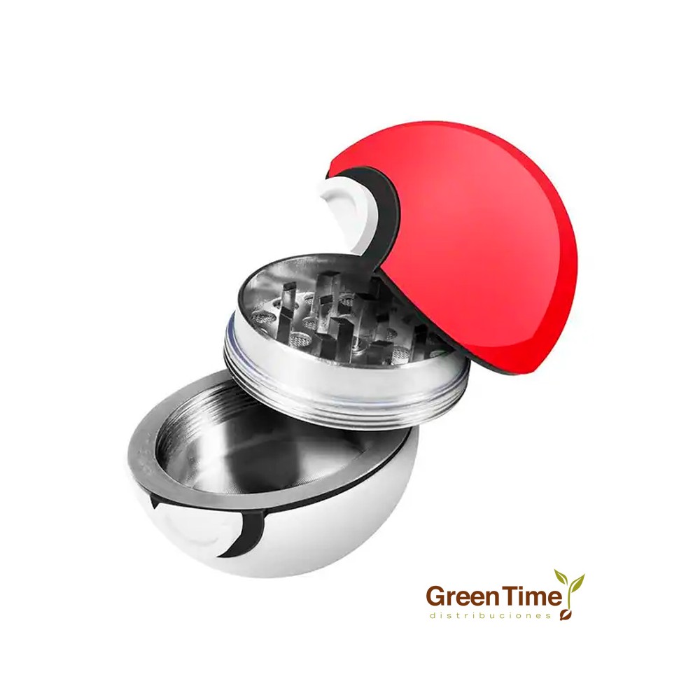 Grinder Pokeball Metal 3 Partes | Green Time Distribuciones