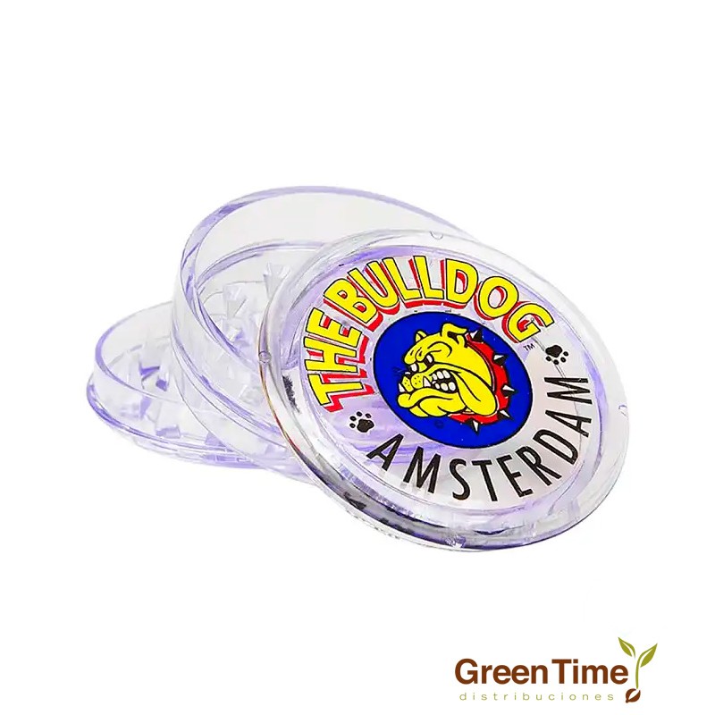 Grinder Acrílico Transparente The Bulldog 60MM | Green Time Distribuciones